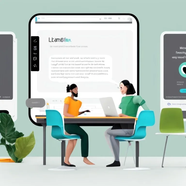 Instructors guiding practitioners through a chatbot scenario lab